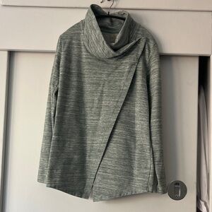 Danskin fold over cowl neck top